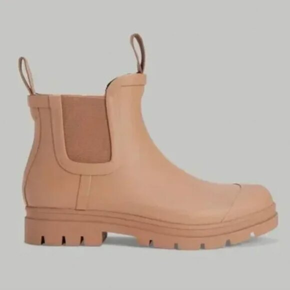 NEW Everlane The Rain Boot Womens 6 Tawny Brown - Picture 1 of 16